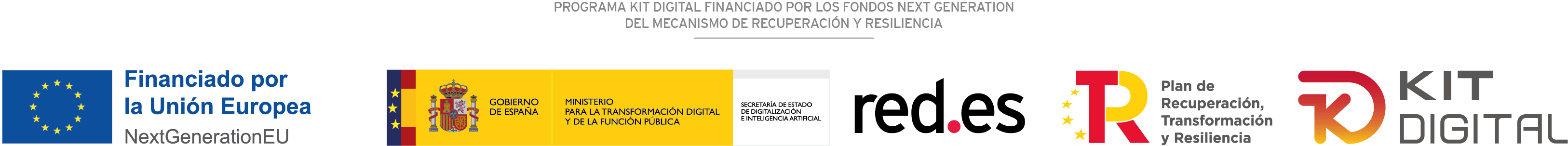 Programa Kit Digital financiado por los fondos Next Generation del Mecanismo de Recuperación y Resiliencia